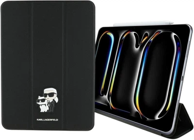 Чохол-книжка Karl Lagerfeld Saffiano Magnetic Karl & Choupette для Apple iPad Pro 13" 2024 Black (3666339388034)