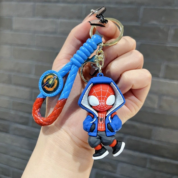 Брелок "Людина-павук: Через всесвіт" SpiderMan силіконовий, з карабіном на сумку рюкзак для ключів косплей (II) 34545