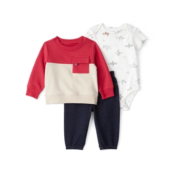 Комплект Carter's 3в1 світшот, боді, штани для мальчика 69-72 см (1U064310_9M)