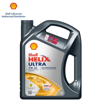 Моторное масло синтетическое Shell Helix Ultra 5W-30, 5 л
