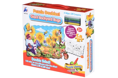 Пазл-розмальовка Same Toy Жуки на задньому дворі 50ел (639597)
