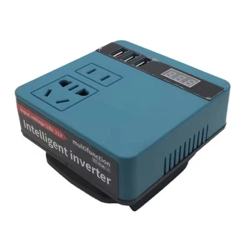 Инвертор 120W для Makita 18V Розетка 220V + 3 USB + Вольтметр