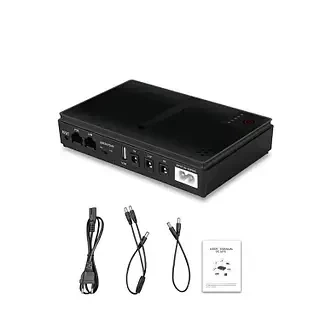 ДБЖ для роутера камер 12800mAh DC1018L 18W с АКБ
