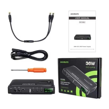 ИБП для роутера DOCREATE DC1036L 14000mAh 36W Output 5V/9V/12V/24V