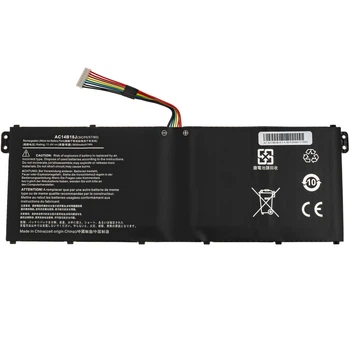 Акумуляторна батарея Acer AC14B18J 11.4V 3600mAh для ноутбуків Acer Aspire ES1-511, Aspire ES1-512, Aspire ES1-523, Aspire ES1-524, Aspire ES1-533, чорний акумулятор для заміни