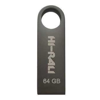 USB флеш-накопичувач Hi-Rali Shuttle 64gb Чорний