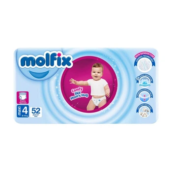 Детские подгузники-трусики Molfix Jumbo размер 4 (9-14 кг) 52 шт