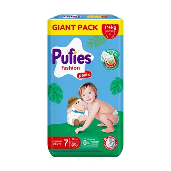 Детские подгузники-трусики Pufies Fashion размер 7 (17+ кг) 50 шт