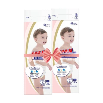 Детские подгузники Goo.N Plus размер XL (12-20 кг) 2*38 шт