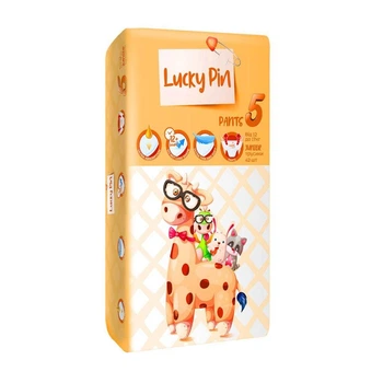 Детские подгузники-трусики Lucky Pin размер 5 (12-17 кг) 42 шт