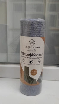 Микрофибровые многоразовые полотенца в рулоне, однотонные