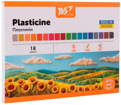 Пластилин YES O’range Line 18 цветов 360 г (540691) (4823091918759)