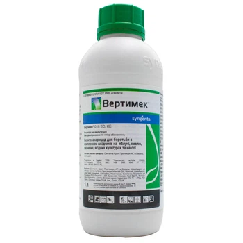 Вертімек 018 ЕС (к.е.) 1 л – акарицид і інсектицид Syngenta проти кліщів, трипси, попелиці