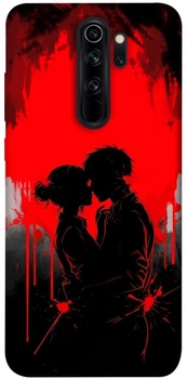 TPU чохол Demsky Silhouette couple для Xiaomi Redmi Note 8 Pro