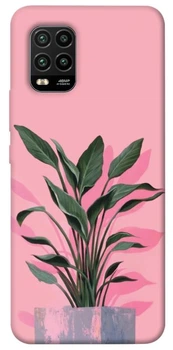 TPU чохол Demsky Pink plant для Xiaomi Mi 10 Lite