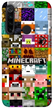 TPU чохол Demsky Minecraft collage для Xiaomi Redmi Note 8