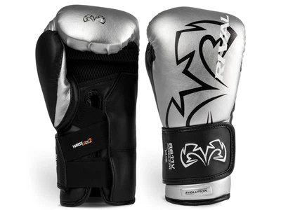 Перчатки спарингові RIVAL Evolution Sparring Gloves 14 унцій сріблястий (3505)