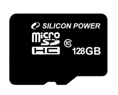 Карта пам'яті MicroSD 128GB Silicon Power/C10+SD