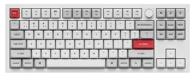 Клавиатура беспроводная Keychron Q3 Pro \ Keychron K Pro Red \ Shell White ANSI US