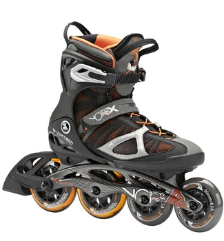 Роликові ковзани для дорослих K2 VO2 100 X PRO M 44.5 (11.0US) 290мм Black/grey/orange (3040007)