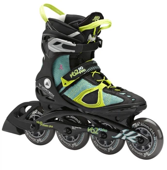 Роликові ковзани для дорослих K2 VO2 90 PRO W 39 (8.0US) 250мм Black/light blue/lime (3040104)