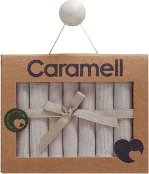 Комплект бавовняних хустинок Caramell Hello Forest 7шт. сірий