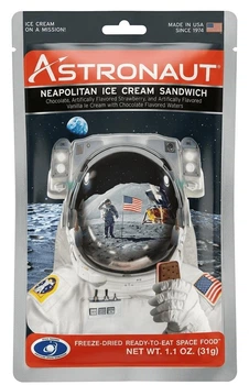 Сублимированное мороженое Astronaut Foods Neapolitain Ice Cream Sandwich 31г