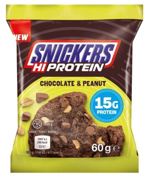 Печенье Snickers Hi Protein Chocolate Peanut Cookie 60г
