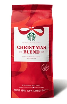 Кава в зернах Starbucks Christmas Blend Dark Roast Whole Bean 250г