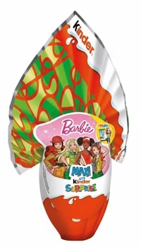 Шоколадное яйцо Kinder Maxi Surprise Barbie 150г