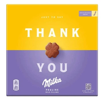 Шоколадні цукерки Milka Thank you Praline Milk Filling 110г