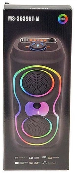 Przenośny głośnik Adar Bluetooth USB Radio MS-3639BT-M (5901271624450)