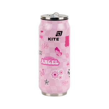Поильник-непроливайка Kite Angel термочашка з трубочкою, 500 мл (K25-1264-2)