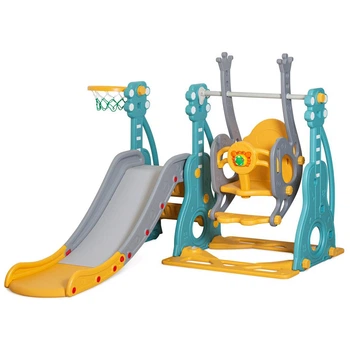 Ігровий майданчик Mealux Ariel (KD-B252 Yellow/Blue/Grey)