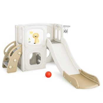 Игровая площадка Mealux Tower (KD-B013 White/Brown)
