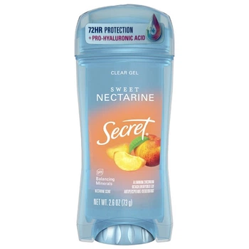 Дезодорант-антиперспірант гелевий Secret Nectarine 48 hr Clear Gel 73 г