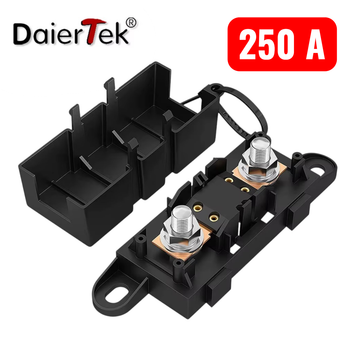 Силовой плавкий предохранитель DaierTek MEGA Fuse 250 А с защитным держателем M8 для аккумуляторов и инверторов