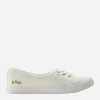 Trampki damskie materiałowe do kostki Lee Cooper LCW-26-02-4043 39 Białe (5901479604384)