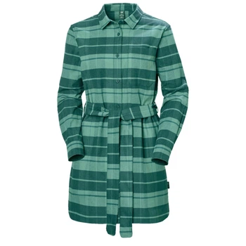Жіноча сукня Helly Hansen з органічної фланелі в зелену клітинку XS 63071-495 (XS)