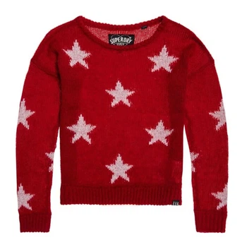 Superdry жіночий джемпер Mylee Star вільний червоний S W61006DP OWC (S)