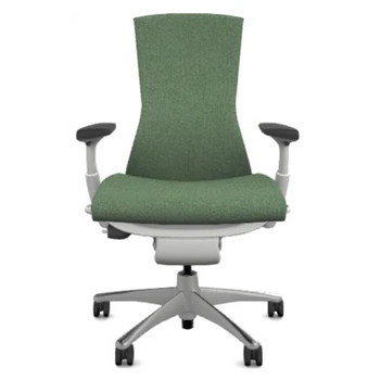 Офісне крісло Herman Miller Ембоді база - сіра, тканина - зелена, 3SY06