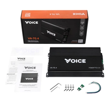 Усилитель на динамики 4х70 ват автоусилитель звука Voice VA-70.4