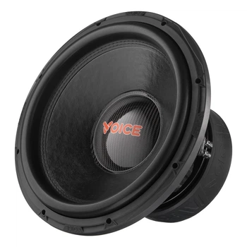 Мощный Авто Сабвуфер VOICE 2000-4000 Вт 1Ом Динамики 38см 21 кг