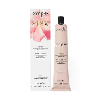 Безаміачний тонер для волосся FarmaVita Omniplex Blossom Glow Toner 9.22 Дуже світлий блондин рожевий ірис 100 мл