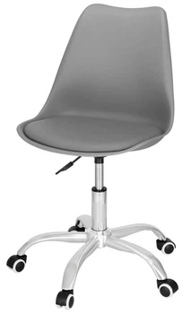 Офісне крісло Springos Обертальне з регулюванням висоти Сіре HF0022 (5907719475578)