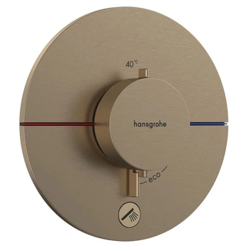 Смеситель для душа Hansgrohe ShowerSelect S термостатический, бронза матовая (15562140)