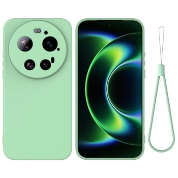 Силиконовый (TPU) чехол Deexe Silicone Case для Xiaomi 17 Ultra - Green