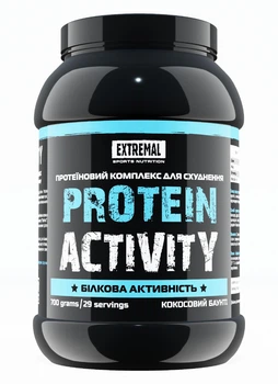 Протеїн Extremal Protein Activity 700 г Кокосовий Баунті Комплексний Протеїн для М’язів і Схуднення
