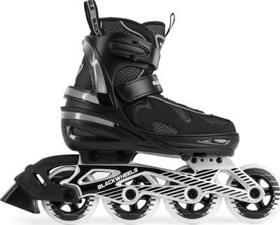 Роликовые коньки Blackwheels Flex Pro 34-37 черный цвет