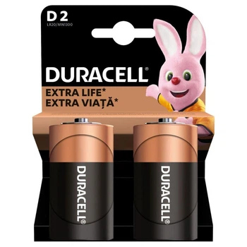 Батарейка Duracell LR20/D Power Plus (2шт)